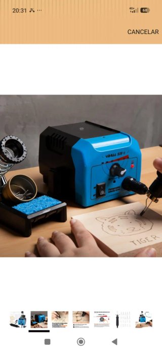 Kit Pirograbado Madera Nuevo