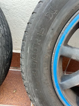 Llantas Audi 15” con neumáticos Michelin