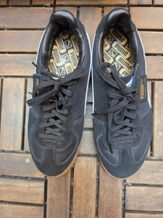 Zapatillas Puma Super Team Marrones y Blancas