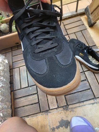Zapatillas Puma Super Team Marrones y Blancas