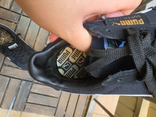 Zapatillas Puma Super Team Marrones y Blancas