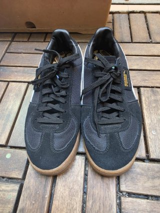 Zapatillas Puma Super Team Marrones y Blancas