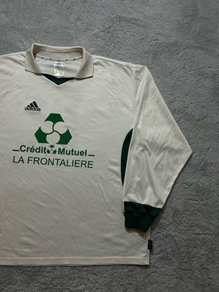 Adidas Vintage Football Polo Credit Long camisa