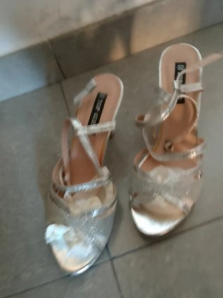 Zapatos Top Girl Talla 39 Plata