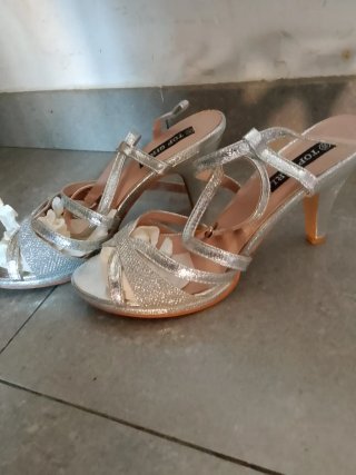 Zapatos Top Girl Talla 39 Plata