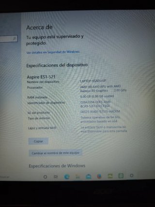 Portátil Acer Aspire ES 15 Rojo + Bolsa negra