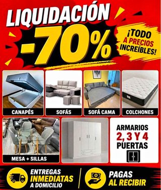 LIQUIDACIÓN MUEBLES !!