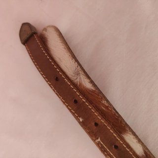 Cintura vintage in pelle