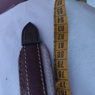 Cintura vintage in pelle