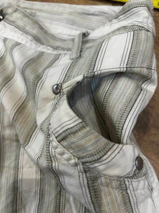 Pantalones cortos Silenar rayas M/L algodón