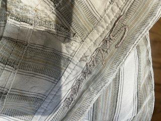Pantalones cortos Silenar rayas M/L algodón