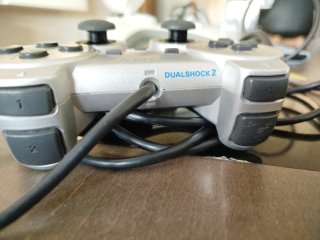 Mando Sony PS2 Plateado