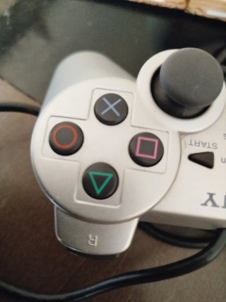 Mando Sony PS2 Plateado