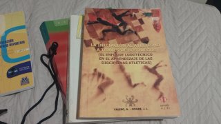Libros entrenamiento atletismo+ cronómetro