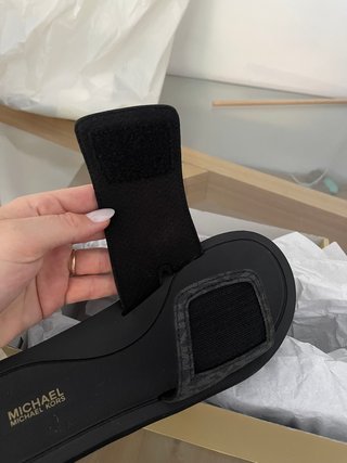 Chanclas Michael Kors Negras Originales