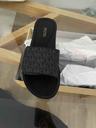 Chanclas Michael Kors Negras Originales