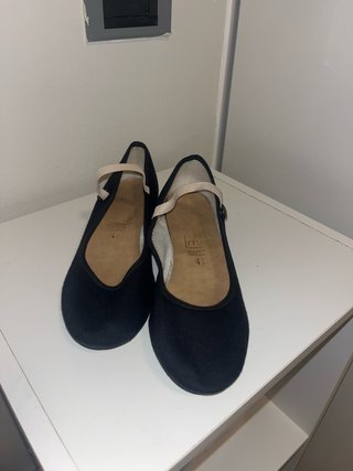 Zapatos CARACTER ballet negros talla 41