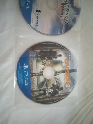 Lote 2 Juegos PS4: Granblue Fantasy, Division 2