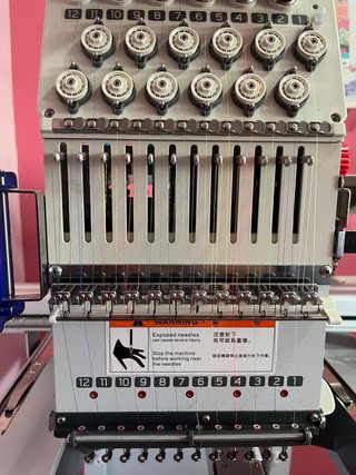 Máquina Bordadora Industrial Ricoma 12 Agujas