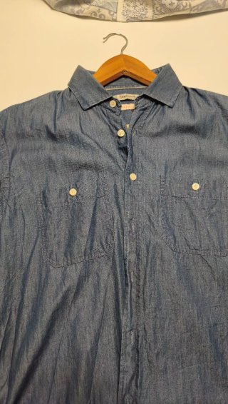 Camisa vaquera H.E. Blacksmith by Mango Talla M