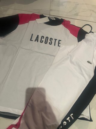 Conjunto Lacoste Camiseta y Pantalón XXL