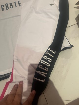 Conjunto Lacoste Camiseta y Pantalón XXL