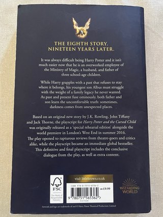 Harry Potter and the Cursed Child Parts 1&2