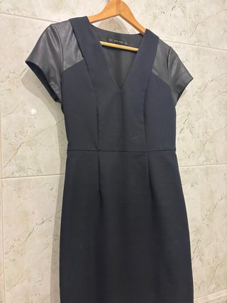 Vestido negro Zara Talla S