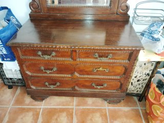 Mueble tocador antiguo