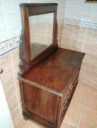 Mueble tocador antiguo