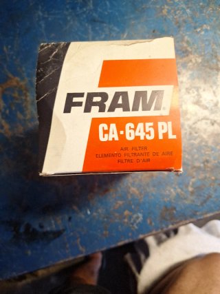 Filtro de aire FRAM CA-645 PL Seat 600