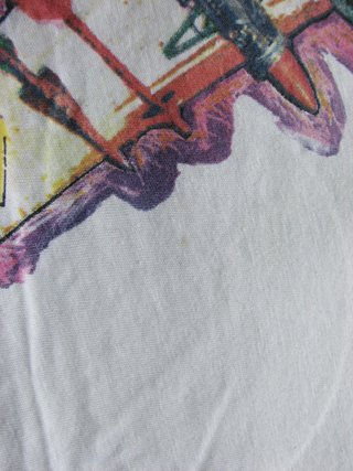 RARE Living Colour 1990 Original T-shirt String Wa