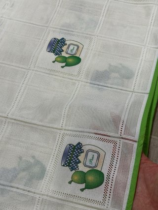 Tessuto per tendine con disegno