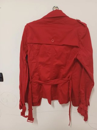 Giacca donna rossa taglia M