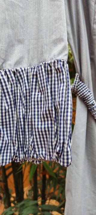 Vestido camisero tela fina