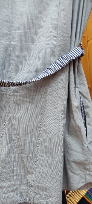 Vestido camisero tela fina