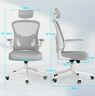 Silla de escritorio gris