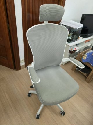 Silla de escritorio gris