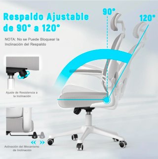 Silla de escritorio gris