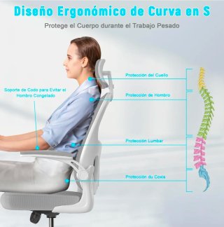 Silla de escritorio gris