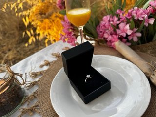 Anillo Moissanita 1ct Certificado Plata 925