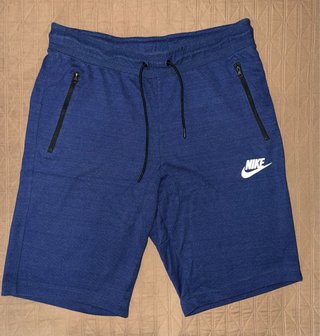 Pantaloncini Nike Blu con Zip
