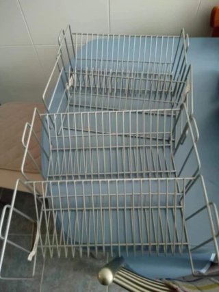 Sofá reclinable de piel blanco buen estado