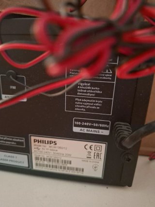Equipo de música Philips negro