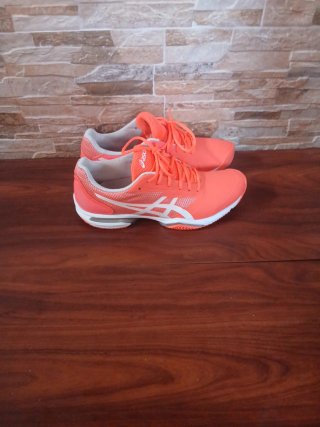 Zapatillas Asics Futsal Naranja/Rosa