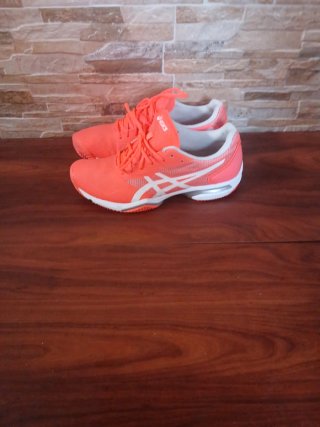 Zapatillas Asics Futsal Naranja/Rosa