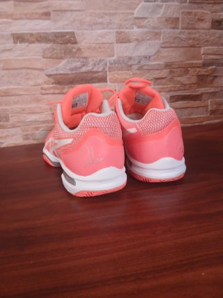 Zapatillas Asics Futsal Naranja/Rosa