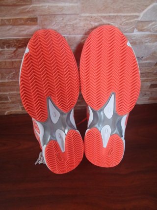 Zapatillas Asics Futsal Naranja/Rosa