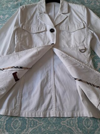 Chaqueta Burberry Verano Blanca