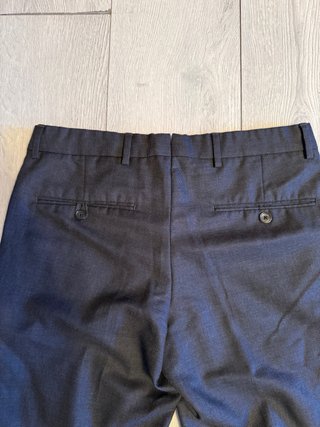 Pantalones Zara Gris Talla 38